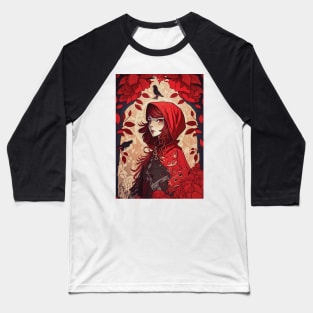 Fairytale Heroine : Red Riding Hood Baseball T-Shirt